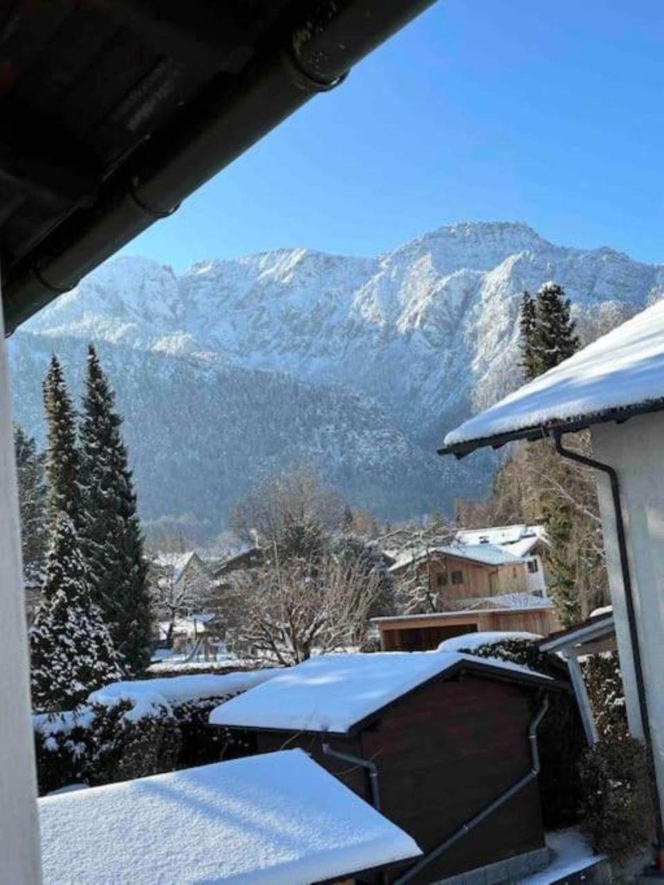 Wohnung 4 Mit Balkon Und Bergblick Großgmain Exterior foto