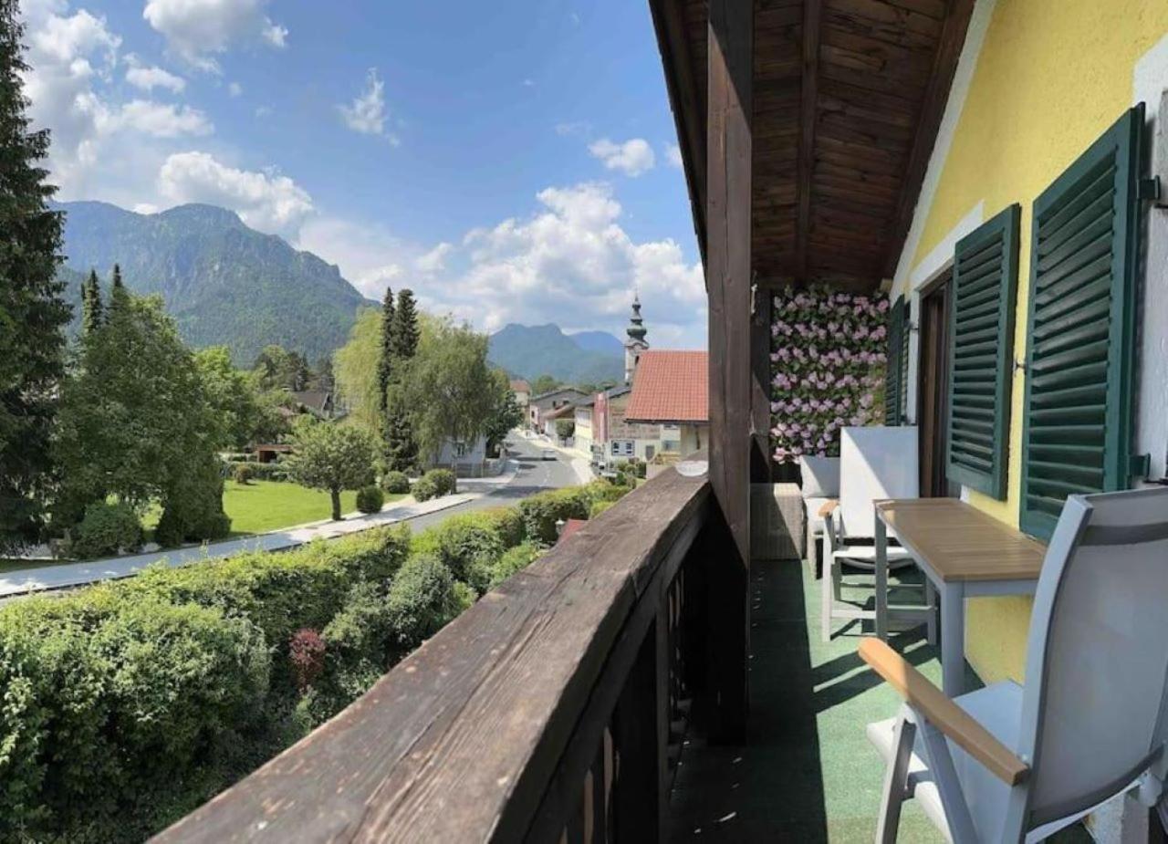 Wohnung 4 Mit Balkon Und Bergblick Großgmain Exterior foto